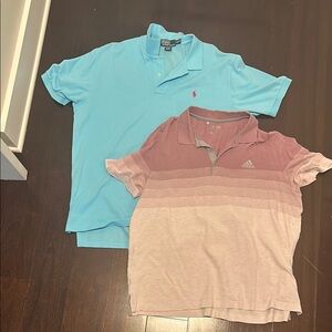 Polo by Ralph Lauren Blue Polo Shirt and Adidas’s Polo